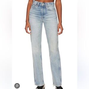 Re/done 90s High Rise Loose in Opal Indigo